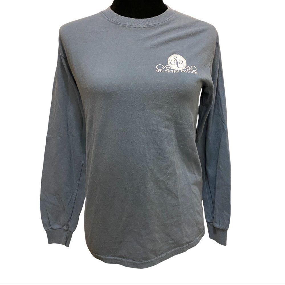 Southern Couture‎ Elephant Long Sleeve Shirt | Graphic Tee |  Size S
